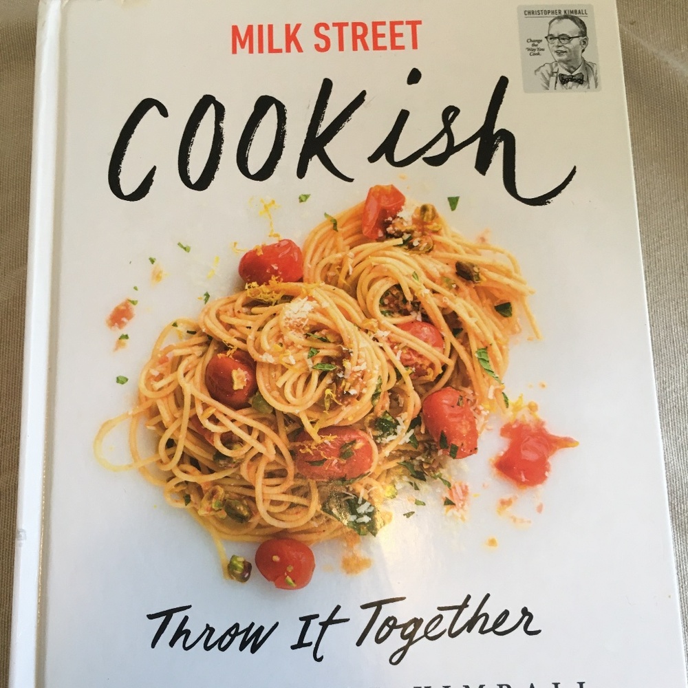 Cookish Throw It Together Cookbook - White with Red Accents